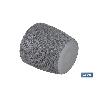 MACETA O MACETERO TRENZADA COLOR GRIS OSCURO PP Ø 306 X 262 MM 15,6 L VENTA UNITARIA