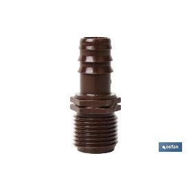 ENLACE MIXTO Ø16MM-3/4 (MARRÓN-MAX SEGUR.) VENTA UNITARIA