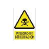 SEÑAL POLIESTIRENO 297X210 MM PELIGRO DE INTOXICACIÓN