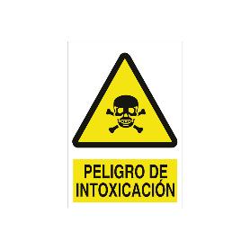 SEÑAL POLIESTIRENO 420X297 MM PELIGRO DE INTOXICACIÓN