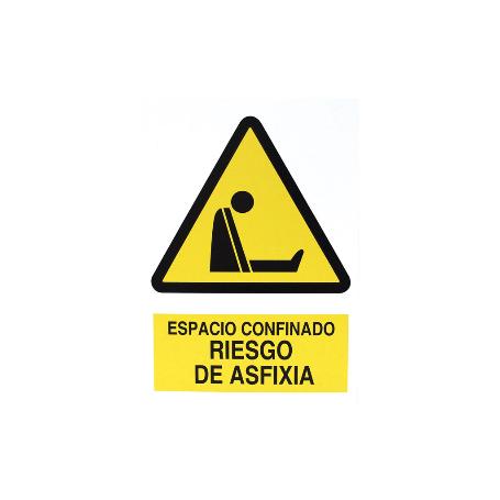 SEÑAL POLIESTIRENO 297 X 210 MM RIESGO DE ASFIXIA