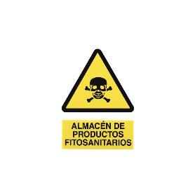SEÑAL POLIESTIRENO 297 X 210 MM PRODUCTOS FITOSANITARIOS