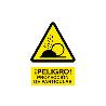 SEÑAL POLIESTIRENO 210 X 148 MM PROYECCIÓN PARTÍCULAS. EL DISEÑO DE LA SEÑAL PUEDE VARIAR, PERO EN NINGÚN CASO SE V