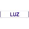 SEÑAL GLASSPACK ADHESIVA 250X62MM. LUZ