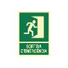 SEÑAL LUMINISCENTE 297X210MM. SORTIDA DEMERGÈNCIA