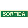 SEÑAL LUMINISCENTE 400X100MM SORTIDA