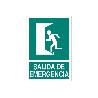 SEÑAL LUMINISCENTE 420X297MM. SALIDA DE EMERGENCIA TEXTO