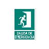 SEÑAL LUMINISCENTE 297X210MM. SALIDA DE EMERGENCIA TEXTO