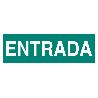 SEÑAL LUMINISCENTE 400X100MM ENTRADA