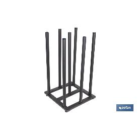 EXPOSITOR VERTICAL PARA HULES 7 ROLLOS