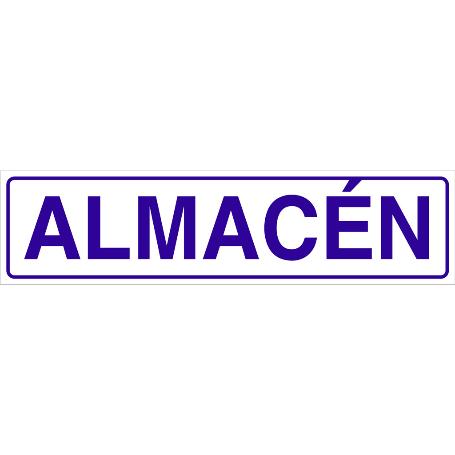 SEÑAL GLASSPACK ADHESIVA 250X62MM. ALMACÉN