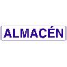 SEÑAL GLASSPACK ADHESIVA 250X62MM. ALMACÉN