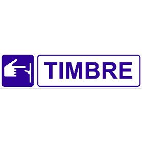 SEÑAL GLASSPACK ADHESIVA 250X62MM. TIMBRE