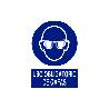 SEÑAL POLIESTIRENO 148X105MM. USO OBLIGATORIO DE GAFAS
