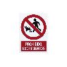 SEÑAL POLIESTIRENO 420X297MM. PROHIBIDO EXCREMENTOS