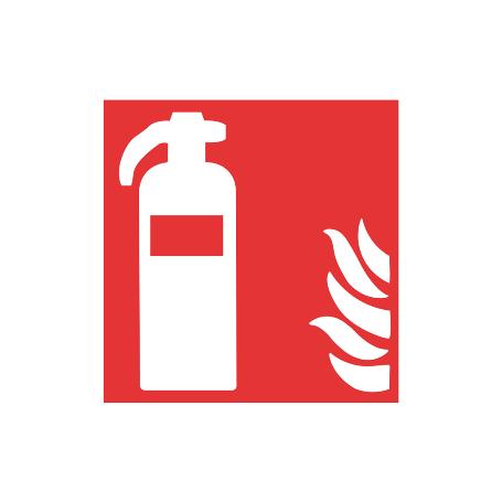 SEÑAL LUMINISCENTE 148X148MM. EXTINTOR DE INCENDIOS PICTOGRAMA