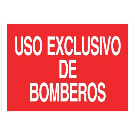 SEÑAL LUMINISCENTE 420X297MM USO EXCLUSIVO BOMBEROS. EL DISEÑO DE LA SEÑAL PUEDE VARIAR, PERO EN NINGÚN CASO SE VAR