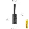 FRESA ROTATIVA PARA METAL CILINDRICA Ø 12 MM. PARA TALADRO / FRESADORA