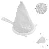 COLADOR TELA FRANELA ARMAZÓN DE PLASTICO Ø 14 CM. CON 2 GANCHOS