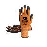 GUANTE NYLON NARANJA NITRILO FOAM  TALLAS M-L-XL T/GUANTE TALLA M-8