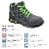 BOTAS SEGURIDAD MAURER S1 MODELO ARLAZ ANTIDESLIZANTE CON SUELA COMPOSITE Y RESISTENCIA A LOS HIDROCARBUROS TALLA 4
