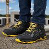 BOTA SEGURIDAD MAURER S3 MODELO AMERINA ANTIDESLIZANTE CON SUELA COMPOSITE Y RESISTENCIA A LOS HIDROCARBUROS. TALLA