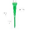 PLUVIOMETRO PLASTICO VERDE 350 ML. CON PIQUETA. MEDIDOR LLUVIA, MONITORIZAR LAS PRECIPITACIONES JARDÍN EXTERIORES