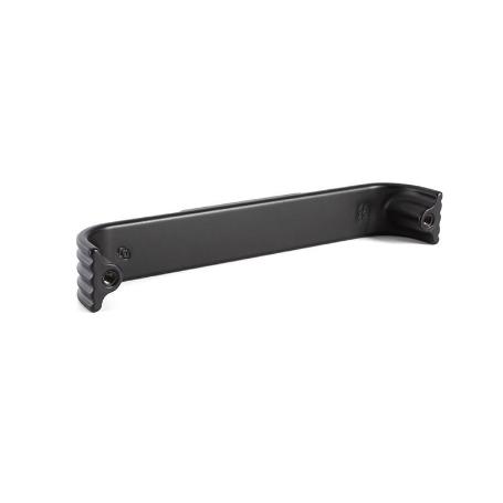 TIRADOR ZAMAK/PORCELANA MODELO TABOR ACABADO NEGRO DISTANCIA 0MM-1 AGUJERO