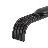 TIRADOR ZAMAK/PORCELANA MODELO TABOR ACABADO NEGRO DISTANCIA 0MM-1 AGUJERO