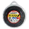 HILO NYLON DESBROZADORAS CUADRADO DENTADO PROFESIONAL Ø 3,0 MM. ROLLO 50 METROS. HILO NYLON CORTE DESBROZADORES HIE