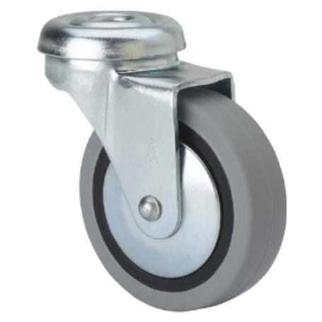 RUEDA GOMA CON AGUJERO 60 MM. SIN FRENO 75231