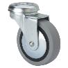 RUEDA GOMA CON AGUJERO 40 MM. SIN FRENO 76131