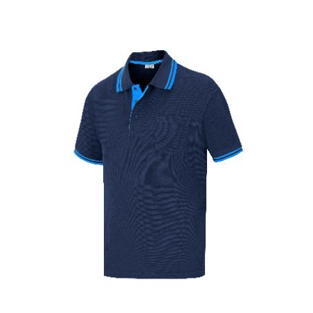 POLO M/CORTA ELITE MARINO-AZUL T-L