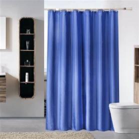 CORTINA BAÑO PVA AZUL