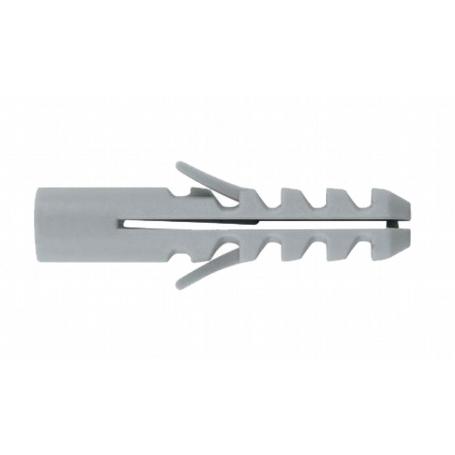 TACO GRIS NYLON  6X30 MM.100UD