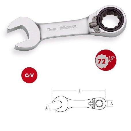 LLAVE COMBINADA CARRACA 15 MM DOGUER