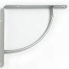 ESCUADRA NOON 250X250 GRIS PLATA