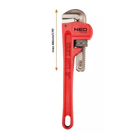 Llave stillson 10 250 mm.