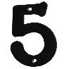 NUMERO 5 HIERRO FORJADO 100MM.