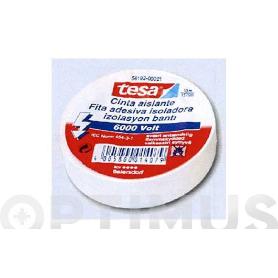 CINTA AISLANTE TESA 20X19 BLAN.X10 UDS.