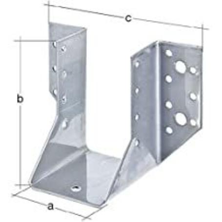 SOPORTE VIGA ABIERTO SV2 700X125 ZINCADO