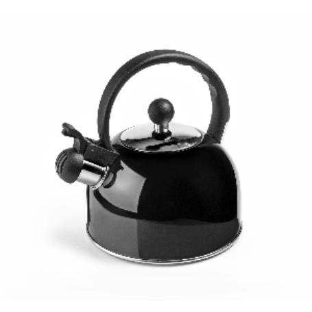 CAFETERA SILBANTE NEGRA 2,5 LTS