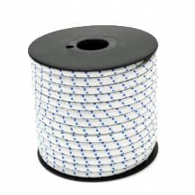 GOMA ELASTICA POLIEST.6 MM AZUL 200 MTS