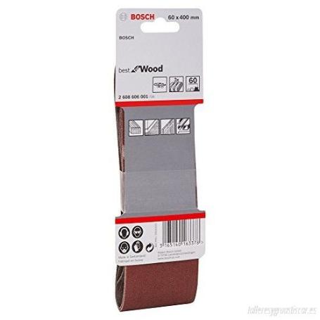 LIJA BANDA BOSCH 60X400 GR60 3UDS.