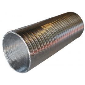 TUBO ALUM.FLEXIBLE 110MM.PLATA 1.5MT.