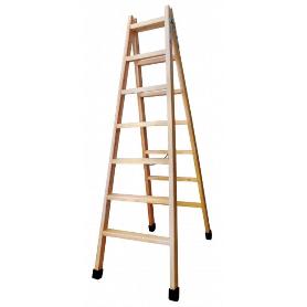 ESCALERA MADERA TIJERA 10 PELD