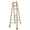 ESCALERA MADERA TIJERA 10 PELD