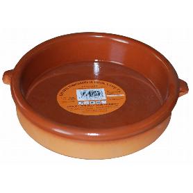 CAZUELA BAJA BARRO 20 CM.