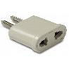 ADAPTADOR AMERICANO PATA PLANA (REF.1402)