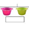 BARREÑO REDONDO PLASTICO C/ASAS  48X43X23 CMS.